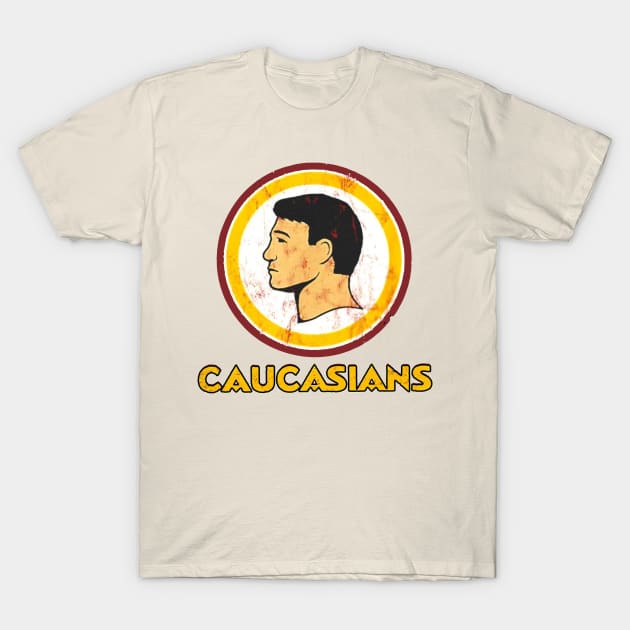 caucasians T-Shirt by KGTSTORE